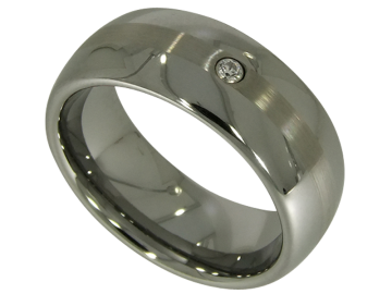 Modell Melanie - 1 Ring aus Wolfram